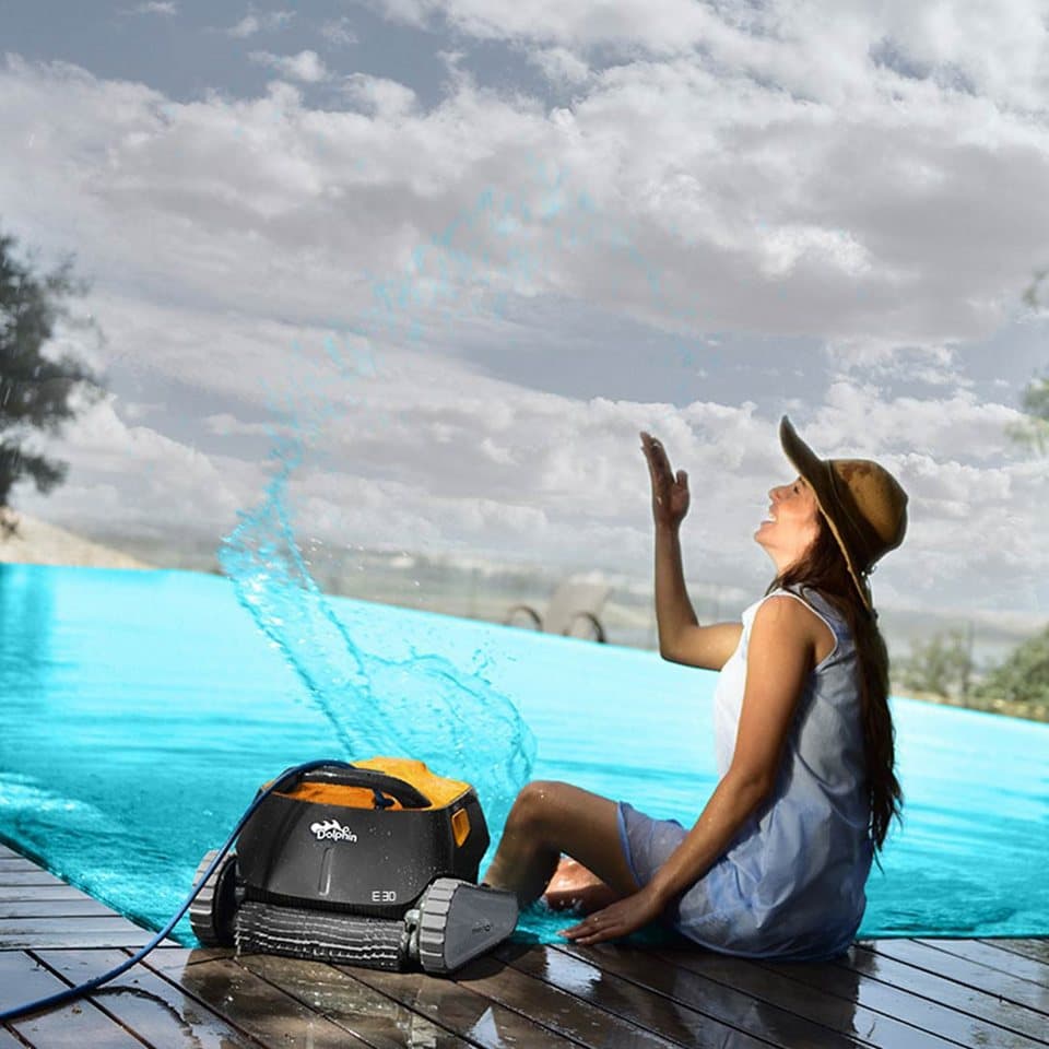 maytronics Poolroboter Dolphin E30, (Set), für Boden-/ Wand-/ Wasserlinienreinigung - Thumbnail 8