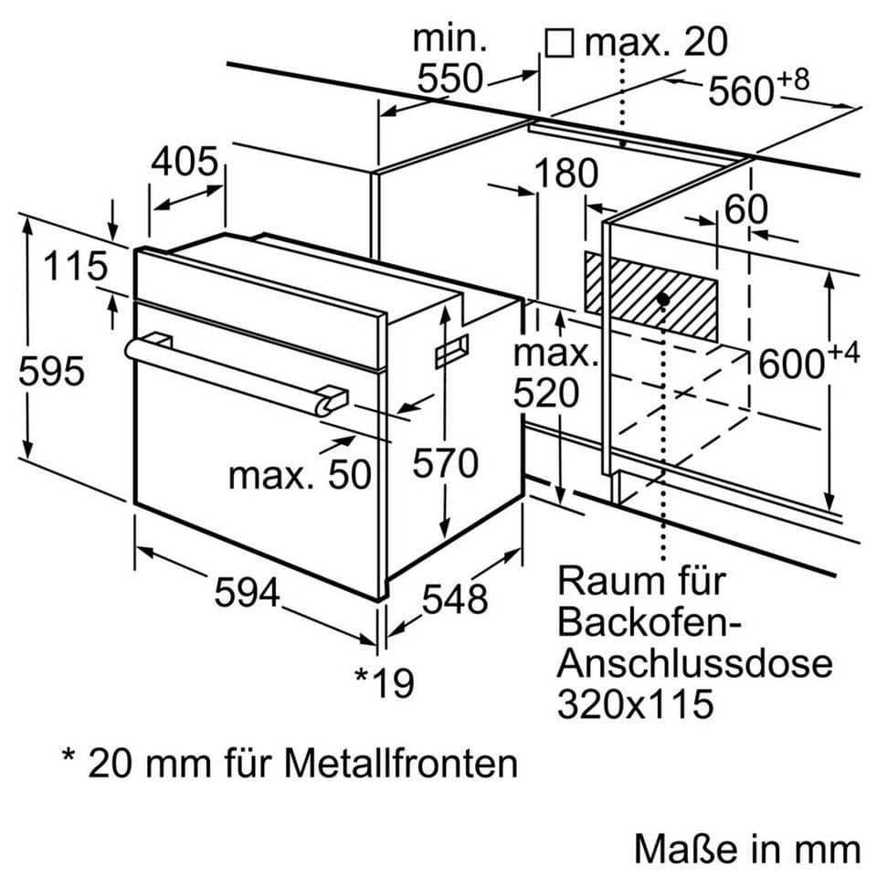 SIEMENS Backofen-Set EQ112EA01Z, mit Teleskopauszug nachrüstbar, 3D-Heißluft auf 3 Ebenen & extra Platz dank Bräter- und Zweikreiszone - Thumbnail 16