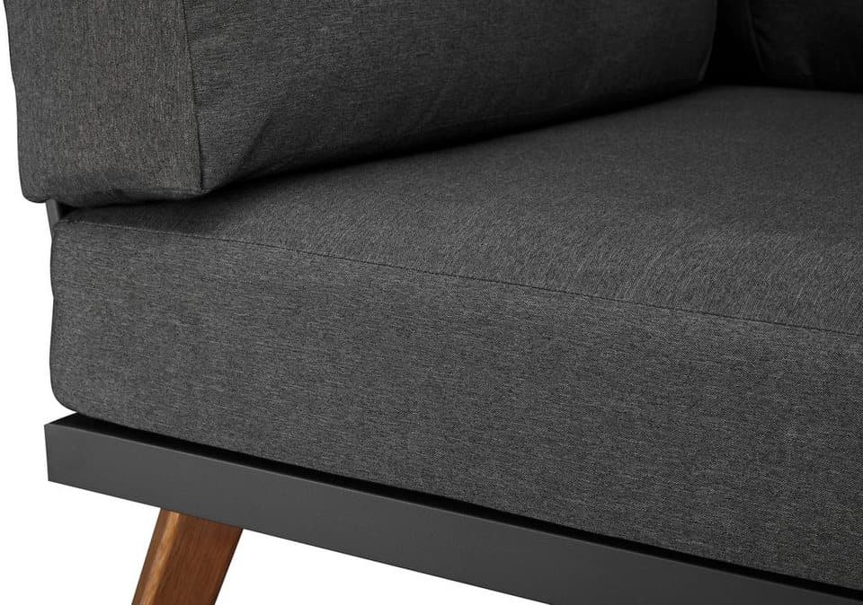 MERXX Gartenlounge-Set Athen, (15-tlg., 1x Eckbank, 1x Tisch 95x95 cm, inkl. Sitz- und Rückenkissen), Aluminiumgestell mit Akazienholz, FSC 100%, Unser Dauertiefpreis - Thumbnail 13