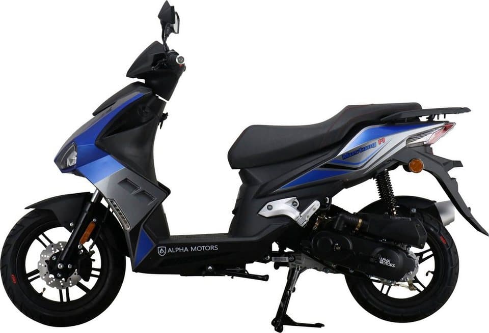 Alpha Motors Motorroller Mustang FI, 50 ccm, 25 km/h, Euro 5, mit USB-Anschluss und Lenkerschloss, sportliches Design - Thumbnail 4