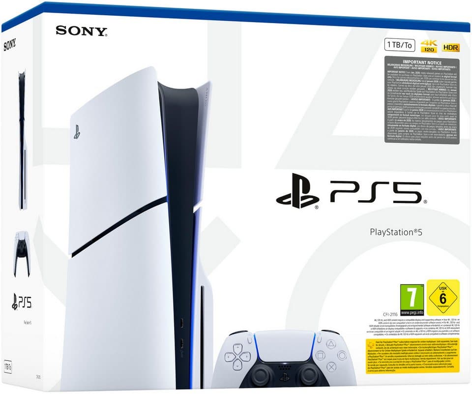 PlayStation 5 PS5 Disk Edition (Slim) + Star Wars Outlaws 1TB - Thumbnail 9