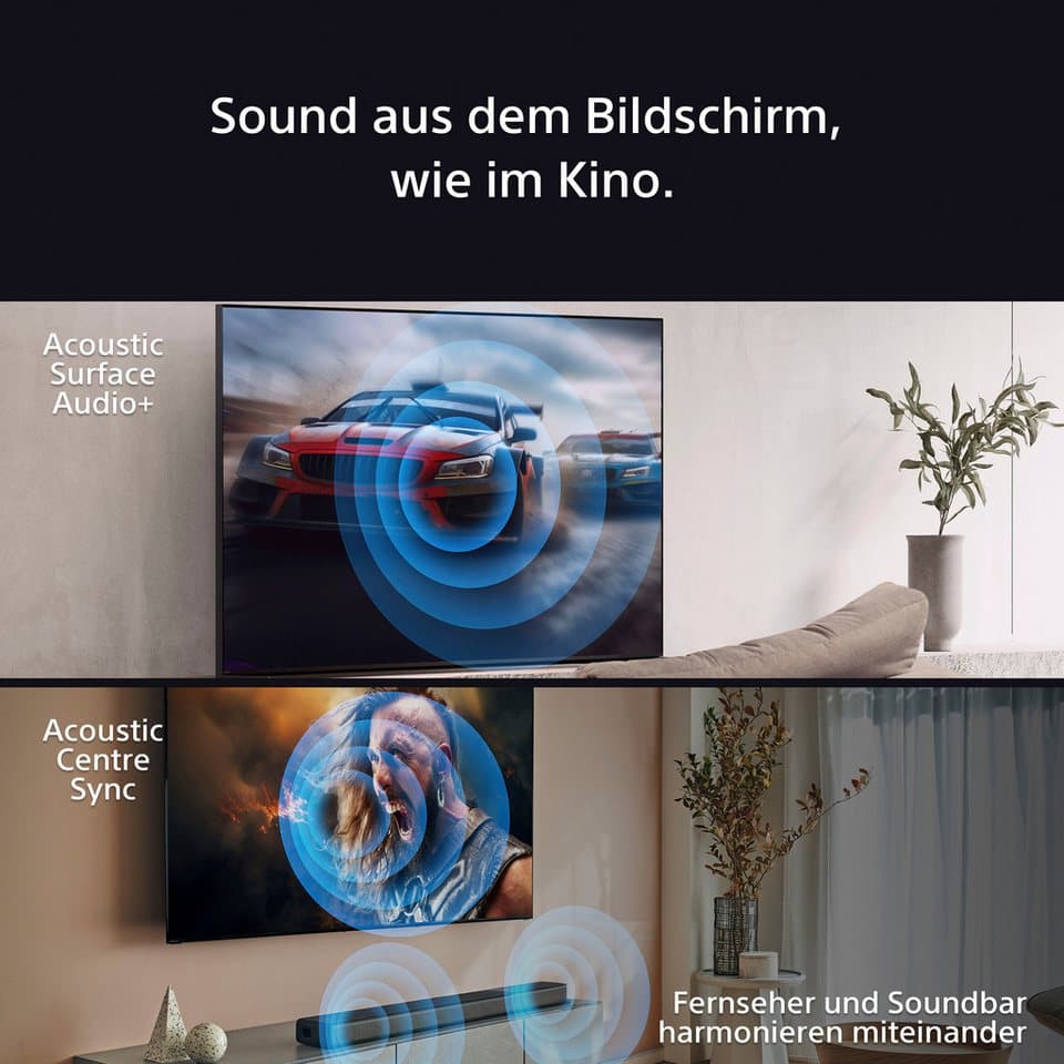 Sony K-65XR80 OLED-Fernseher (164 cm/65 Zoll, 4K Ultra HD, Smart-TV, Google TV, BRAVIA 8, 4K HDR, Dolby Vision, Gaming Funktionen für PlayStation 5) - Thumbnail 9