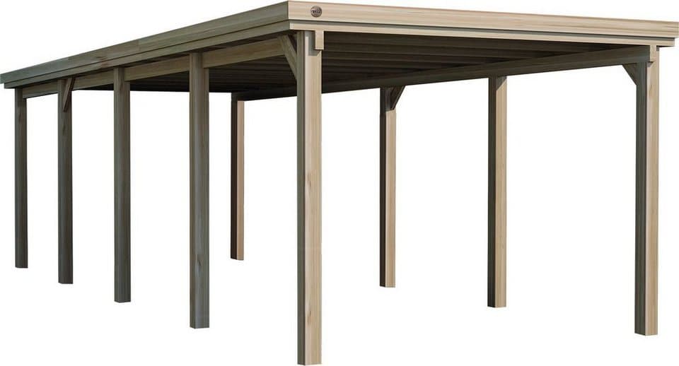 weka Einzelcarport 617 Gr.3, BxT: 322x802 cm, 215 cm Einfahrtshöhe - Bild 1