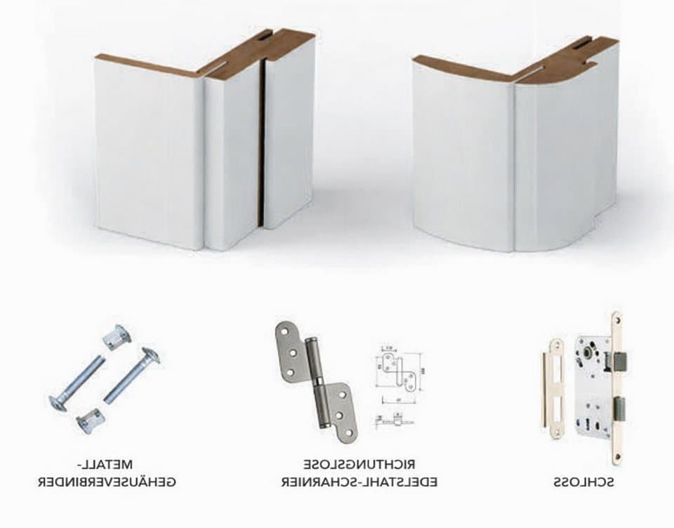Xlmoebel Zimmertür Moderne weiße Holz-Zimmertür im PVC-Design für Ihr Zuhause, Made in Europa - Thumbnail 2