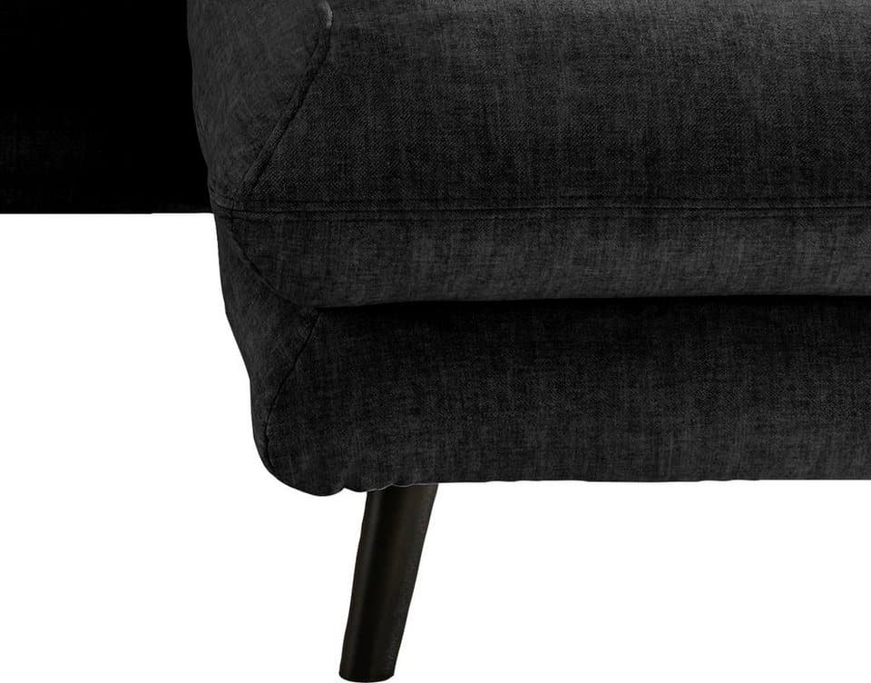 Home affaire Ecksofa Lazio modern und bequem, schmale Armlehnen, tolle Detailverarbeitung, zwei verschiedene Fußfarben wählbar - Thumbnail 3