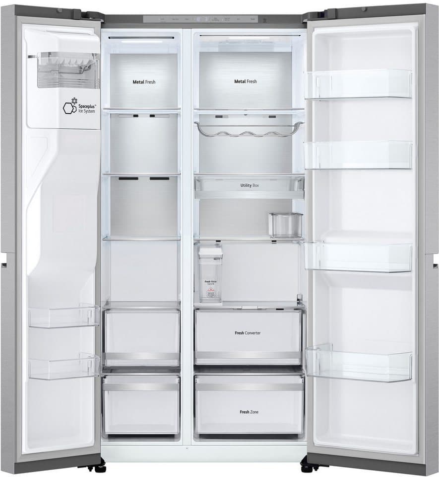 LG Side-by-Side GSLE91MBAB, 179 cm hoch, 91,3 cm breit, Eis-, Crushed Ice- und Wasserspender, Total No Frost - Thumbnail 17