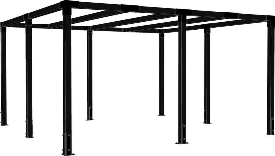 PLUS Pergola Cubic, BxTxH: 387x387x217 cm - Bild 1