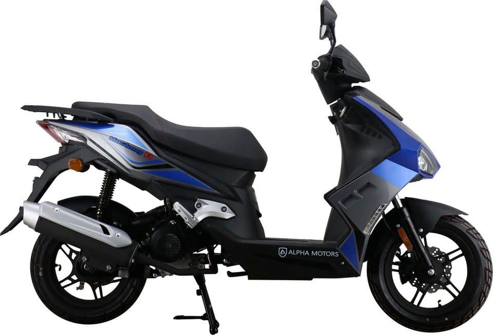 Alpha Motors Motorroller Mustang FI, 50 ccm, 25 km/h, Euro 5, mit USB-Anschluss und Lenkerschloss, sportliches Design - Thumbnail 3