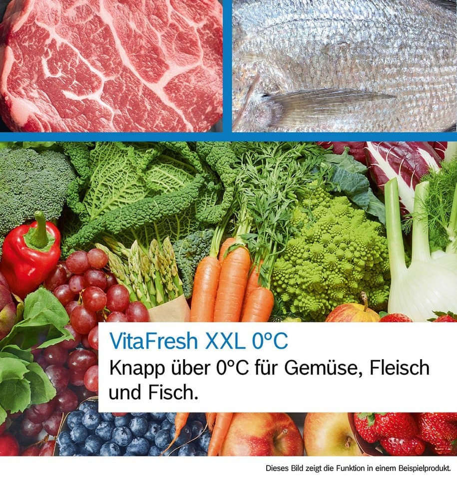 BOSCH Kühl-/Gefrierkombination Serie 4 KGN362LAF, 186 cm hoch, 60 cm breit, Länger frisch dank VitaFresh XXL & kein Abtauen mehr - Thumbnail 3