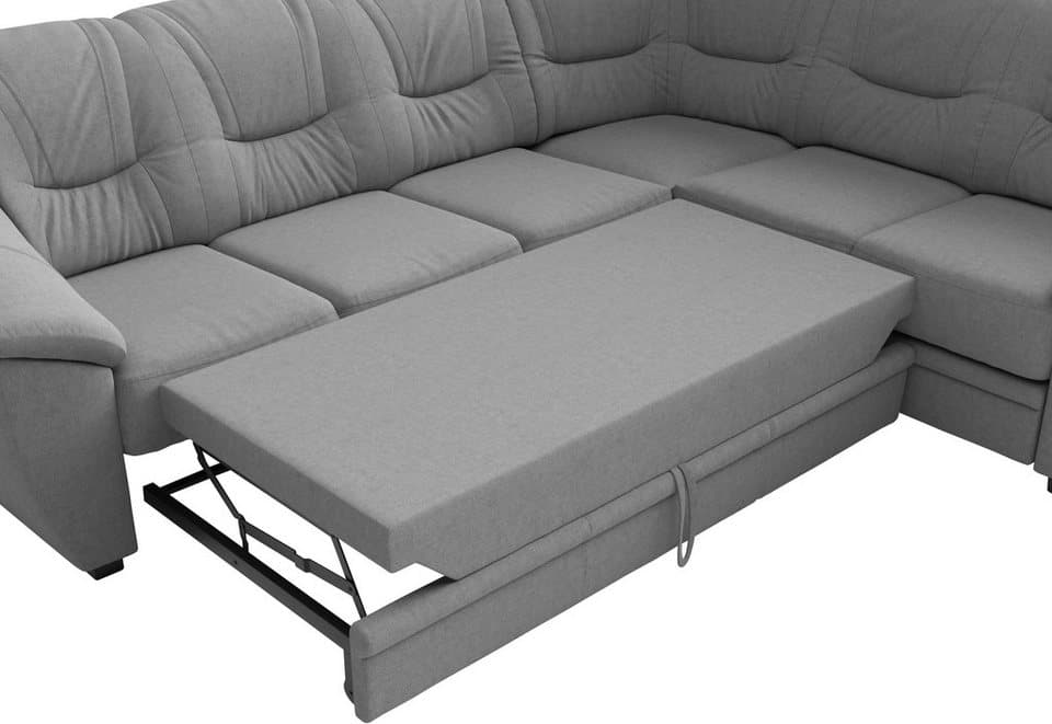sit&more Ecksofa Savona L-Form, B. 262cm, klassisches Design, Federkern, Komfort Sitz, mit Federkern, optional mit Schlaffunktion - Thumbnail 6