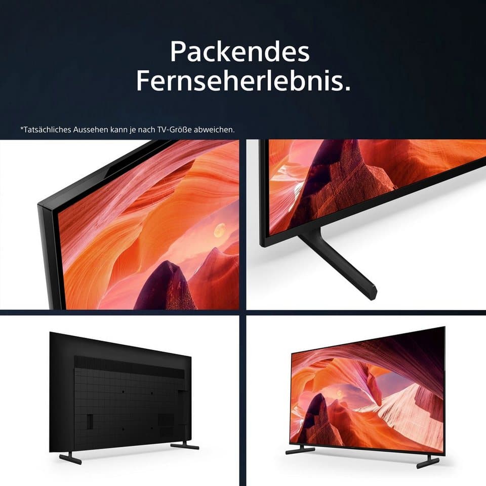 Sony KD-65X80L LED-Fernseher (164 cm/65 Zoll, 4K Ultra HD, Smart-TV, Google TV, HDR, X1-Prozessor, BRAVIA CORE, Triluminos Pro, HDMI 2.1, Gaming-Menü) - Thumbnail 15