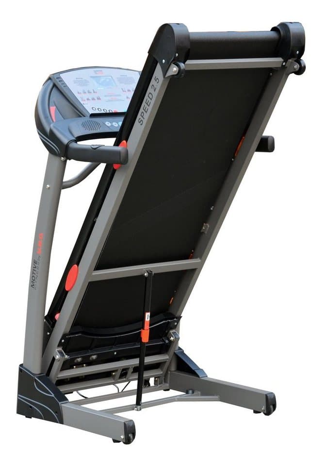 MOTIVE FITNESS by U.N.O. Laufband Speed 2.5 (mit/ohne Unterlegmatte) (mit Multifunktions-LCD-Display), bis max. 20 km/h, klappbar, 130 kg max. Benutzergewicht - Thumbnail 2