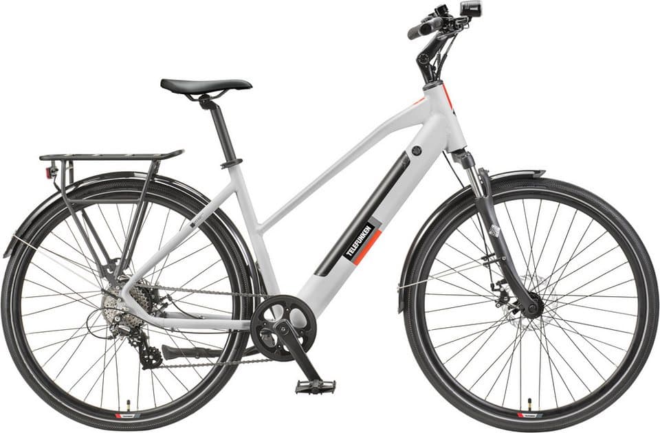 Telefunken E-Bike Trekkingrad E-Trekking Expedition XT490 Damen, 8 Gang Shimano Altus Schaltwerk, Kettenschaltung, Heckmotor, 417,6 Wh, Pedelec, Elektrofahrrad, Damen, innerhalb StVZO, 28 Zoll - Bild 1