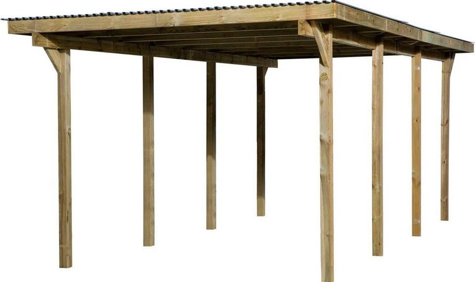 weka Einzelcarport 606 Gr.2, BxT: 300x600 cm, 223 cm Einfahrtshöhe - Bild 1