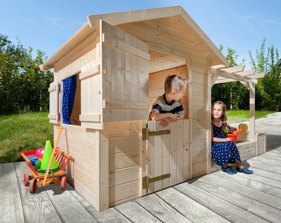 weka Spielhaus Tabaluga Spielplatz, BxTxH: 286x153x154 cm - Bild 1
