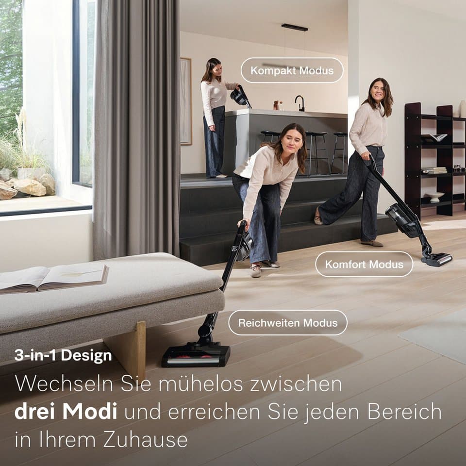 Miele Akku-Stielstaubsauger Triflex HX3 Aqua, 192 W, mit Beutel - Thumbnail 5