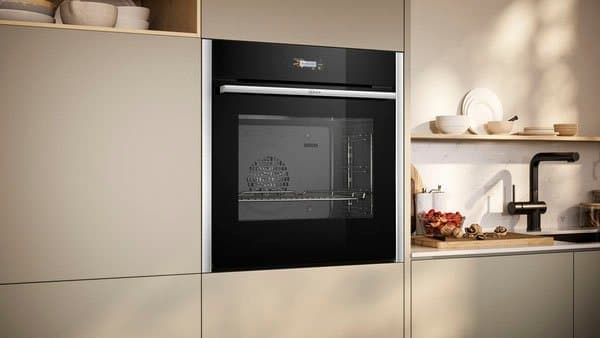 NEFF Backofen N 70 B24CR31N0, mit Teleskopauszug nachrüstbar, Hydrolyse, Backen auf 3 Ebenen mit CircoTherm® & einfache Easy Clean Reinigung - Thumbnail 5