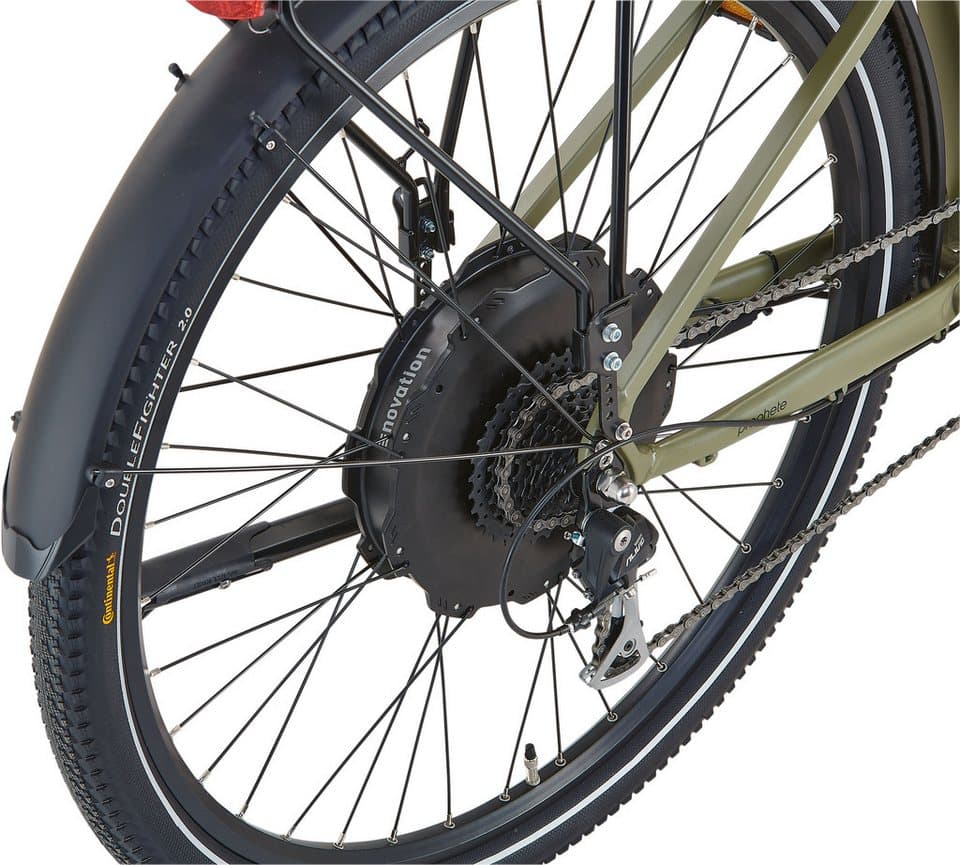Prophete E-Bike ATB Stack 2.0, 9 Gang Shimano Alivio Schaltwerk, Kettenschaltung, Heckmotor, 480 Wh, Pedelec, Elektrofahrrad für Herren - Thumbnail 5
