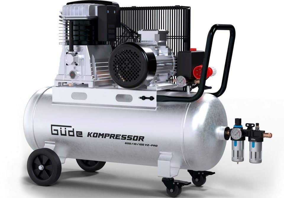 Güde Kompressor 600/10/100 VZ-PRO, 4000 W, max. 10 bar, 100 l