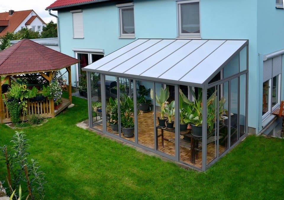 Palram - Canopia Wintergarten San Remo 3x4.2, BxT: 435x277 cm, Bedachung Doppelstegplatten, BxT: 435x277 cm - Thumbnail 2