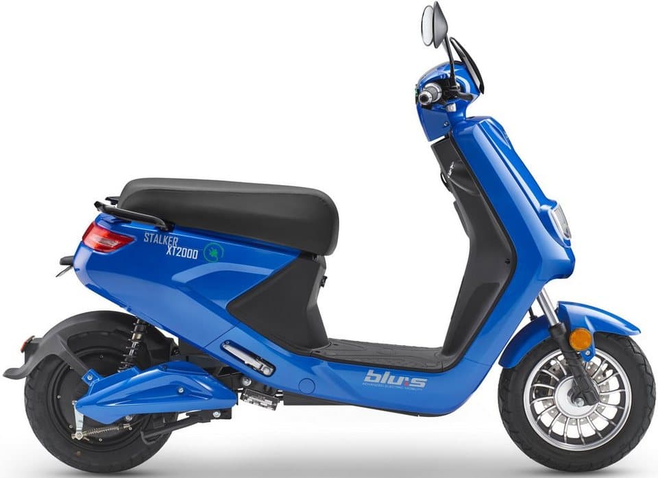 Blu:s E-Mofaroller XT2000, 950 W, 25 km/h, bis zu 59 km Reichweite, mit Straßenzul., 2 Sitzplätze, für Erwachsene - Thumbnail 2
