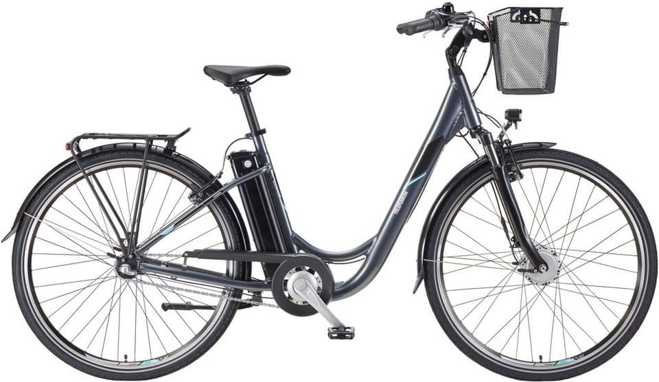 Telefunken E-Bike Cityrad Multitalent RC830, 3 Gang Shimano Nexus Schaltwerk, Frontmotor, 531,3 Wh, Pedelec, Elektrofahrrad für Damen u. Herren - Thumbnail 2