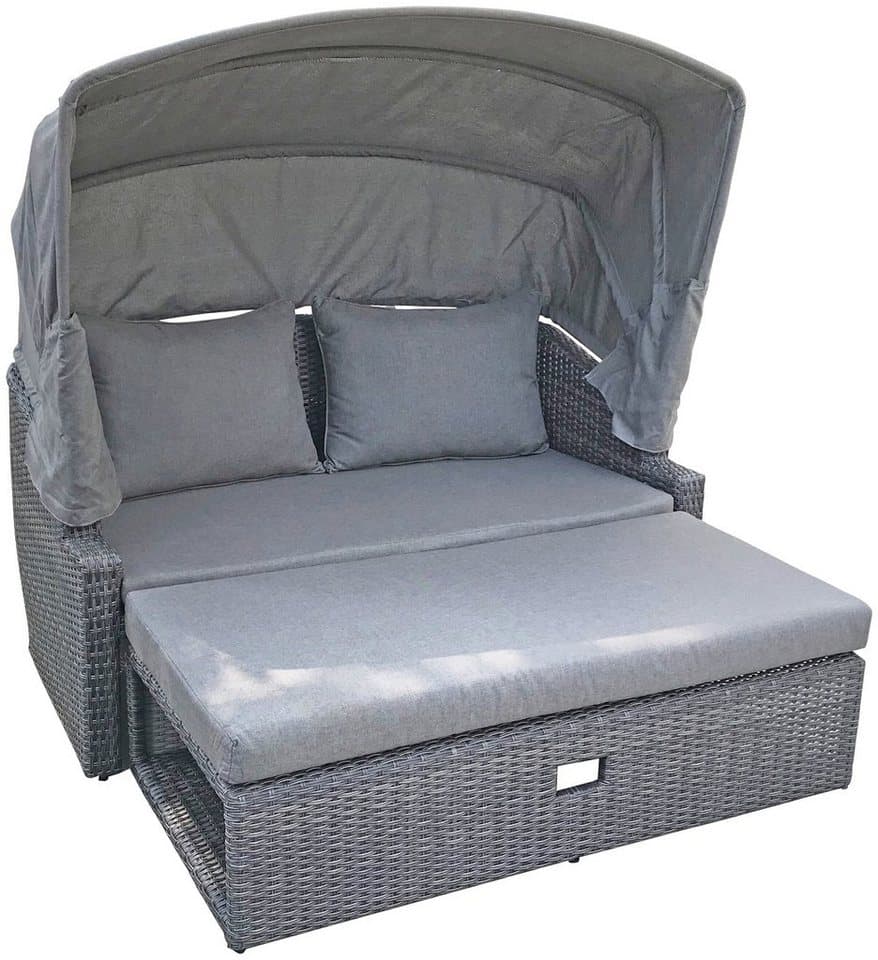 Garden Pleasure Loungesofa MONTE CARLO, mit ausklappbarem Sonnendach - Thumbnail 2