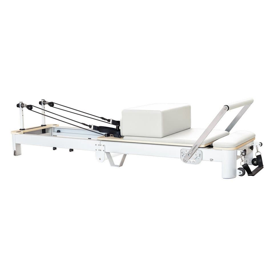 JASPORT Pilates-Reformer P78 aus Aluminiumlegierung, (Pilates Reformer, Sitzpolster, 6 Federn), Klappbares Design mit hochfester Aluminiumkonstruktion - Thumbnail 3