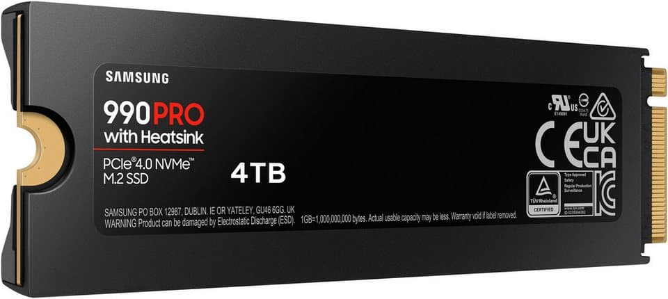 Samsung 990 PRO Heatsink interne SSD (4000 GB) 2,5" 7450 MB/S Lesegeschwindigkeit, 6900 MB/S Schreibgeschwindigkeit - Thumbnail 10
