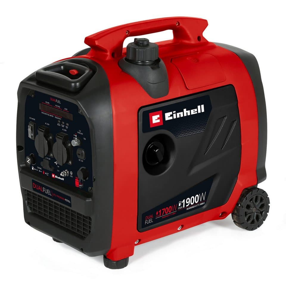 Einhell Stromerzeuger TE-IG 1900 DF, Benzin/Gas