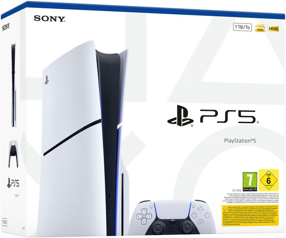 PlayStation 5 PS5 Disk Edition (Slim) inkl. 007 First Light 1000TB - Thumbnail 11