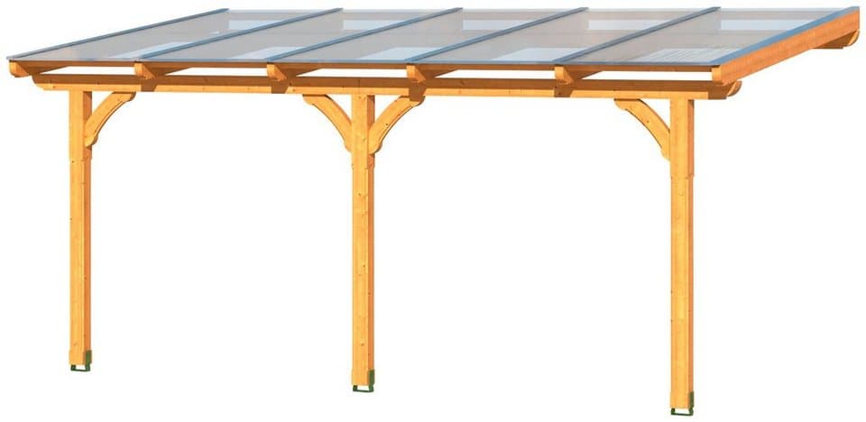 Skanholz Terrassendach Rimini, BxT: 541x250 cm, Bedachung Doppelstegplatten, 541 cm Breite, verschiedene Tiefen - Thumbnail 2