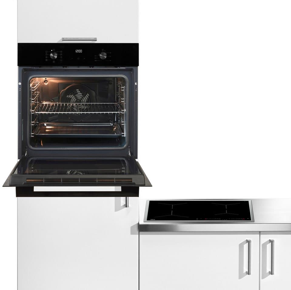 AEG Backofen-Set HH24BSIB, Aqua Clean, Heißluft: Gleichmäßiges Garen auf 3 Ebenen: ideal für Mehrblech‑Backen - Thumbnail 11
