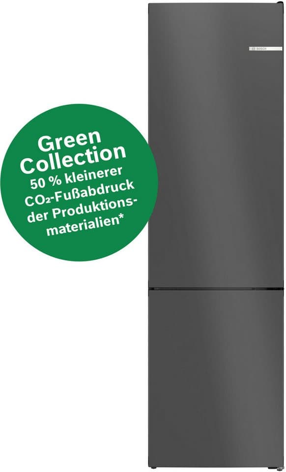 BOSCH Kühl-/Gefrierkombination Serie 4 KGN39OCAF, 203 cm hoch, 60 cm breit, Green Collection: produziert mit CO₂ reduzierten Materialien - Thumbnail 2