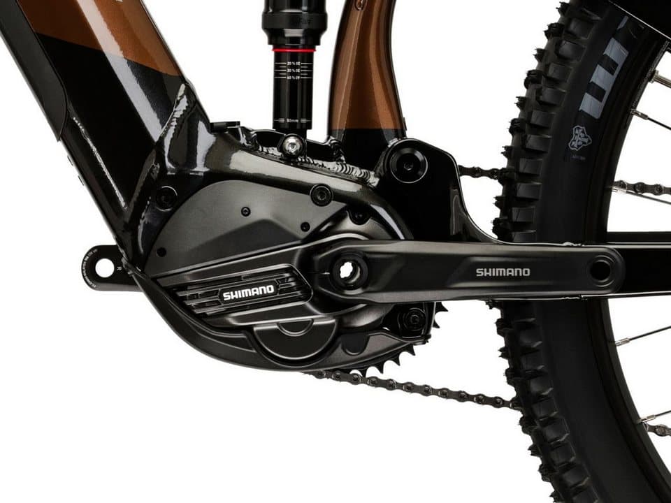 Kross E-Bike Mountainbike E-MTB Fully 29" Grist Boost 3.0 braun 12 Gänge - Shimano Mittelmotor, 12 Gang Shimano DEORE SLX M7100 Schaltwerk, Kettenschaltung, Mittelmotor, 630 Wh, SHIMANO 36 V/250 W, Mittelmotor EP800 - Thumbnail 11