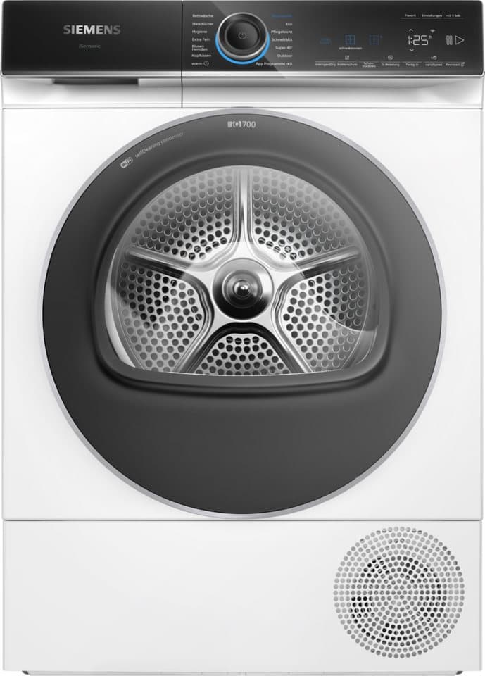 SIEMENS Wärmepumpentrockner iQ700 WQ46B2D41, Leisester Siemens Trockner mit 56 dB, Selbstreinigender Kondensator - Thumbnail 7