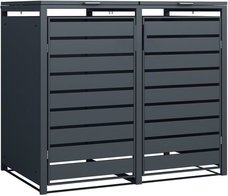 WESTMANN Mülltonnenbox Kubus, Platz für 2x240 L Mülltonnen - Bild 1