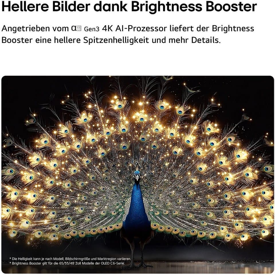 LG OLED55C68LA OLED-Fernseher (139 cm/55 Zoll, 4K Ultra HD, Smart-TV) - Thumbnail 15