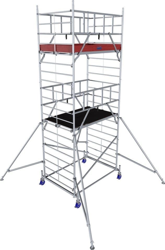 KRAUSE Fahrgerüst ProTec XXL Breitaufbau, (Set), Arbeitshöhe: 6,3 Meter