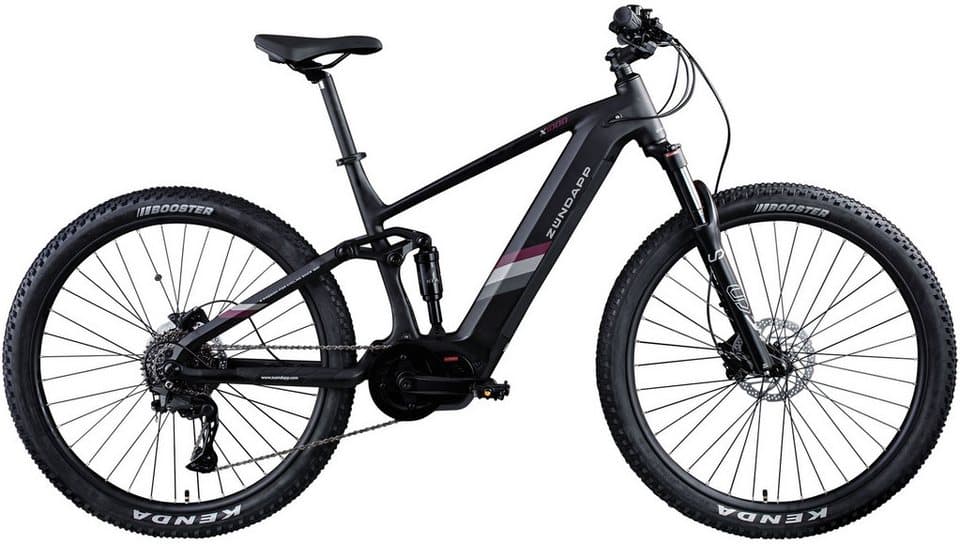 Zündapp E-Bike Mountainbike X1000, 10 Gang Shimano Cues U62020 SGS Schaltwerk, Kettenschaltung, Mittelmotor, 733 Wh, E Bike Mountainbike Fully 29 Zoll 10 Gänge Pedelec Damen Herren 730 Wh
