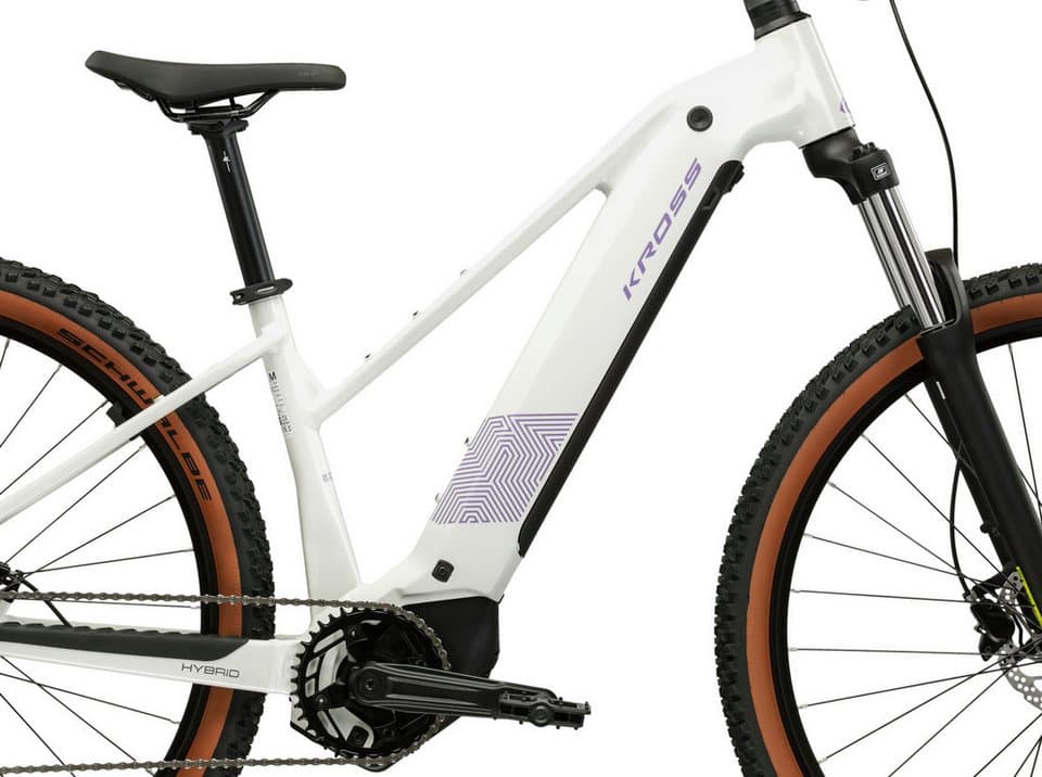 Kross E-Bike Mountainbike Influx Hybrid 2.0 16,7Ah / BOSCH 600 Wh 29" weiß 9 Gänge 2026, 9 Gang Shimano CUES U4000 Schaltwerk, Kettenschaltung, Mittelmotor, 600 Wh, BOSCH PERFORMANCE LINE PX 36 V/250 W, Mittelmotor - Thumbnail 9