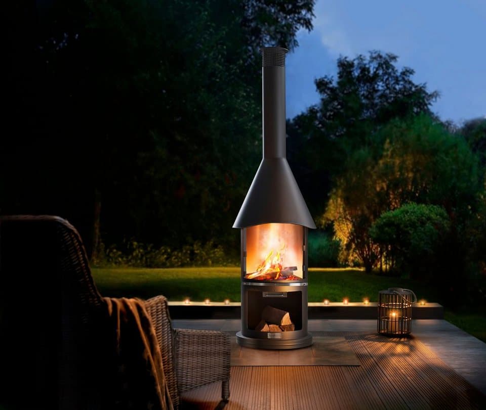 Buschbeck Holzkohlegrill Edelstahlgrill Auckland, schwarz, Edles Design, Premium-Produkt mit Senotherm-Lackierung, Ø65 x H 230 cm - Thumbnail 3