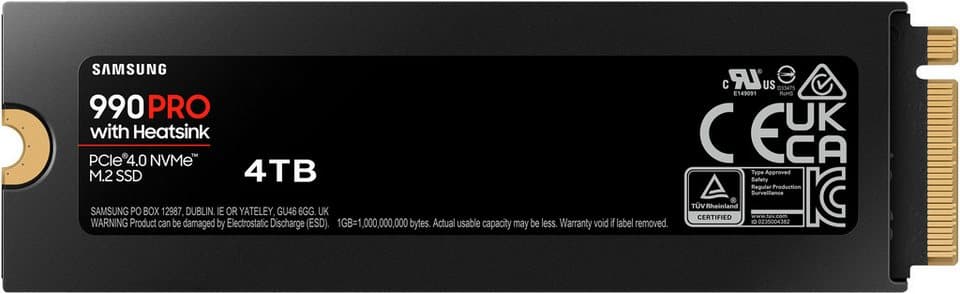 Samsung 990 PRO Heatsink interne SSD (4000 GB) 2,5" 7450 MB/S Lesegeschwindigkeit, 6900 MB/S Schreibgeschwindigkeit - Thumbnail 12