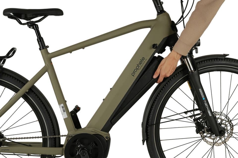 Prophete E-Bike Trekkingrad Entdecker 4.0, 10 Gang microSHIFT XLE Schaltwerk, Kettenschaltung, Mittelmotor, 540 Wh, Pedelec, Elektrofahrrad für Damen - Thumbnail 7