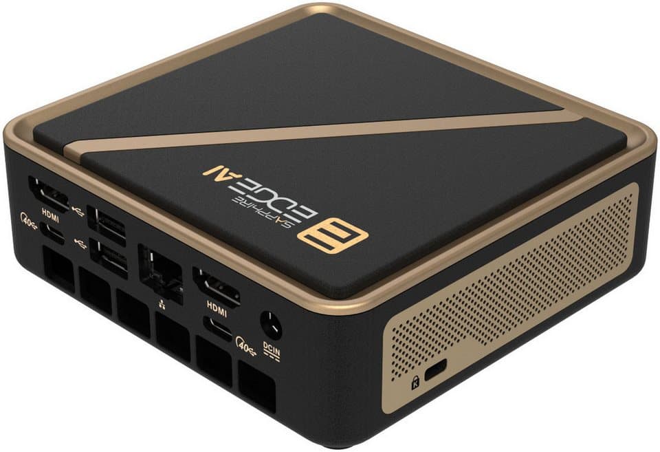 Sapphire EDGE AI 350 Barebone-PC (AMD Ryzen AI 7 350, Radeon 860M, 96 GB RAM, 0 GB SSD, Luftkuhlung) - Thumbnail 3