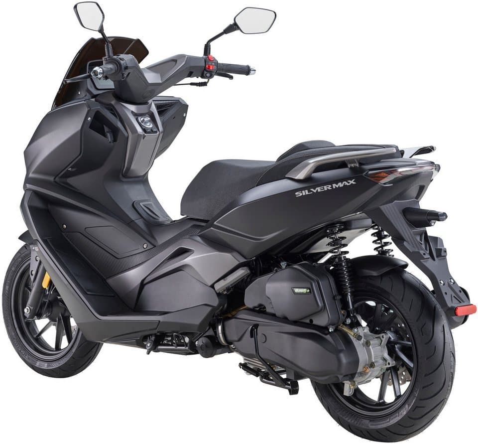 Luxxon Motorroller Silvermax 125 (85 km/h), E5+, Maxi-Scooter, matt-anthrazit, 125 ccm, 85 km/h, Euro 5+, Euro 5+, Windschild, CBS, USB-Anschluss, Maxi-Scooter, Keyless Go - Thumbnail 3