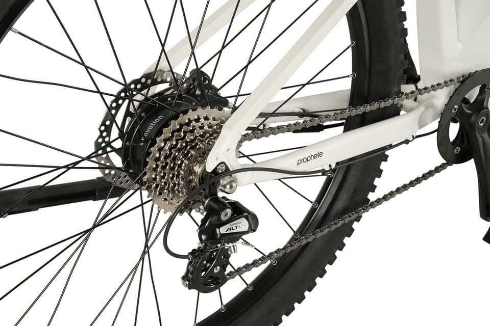 Prophete E-Bike Mountainbike Dice 1.8, 8 Gang Shimano Altus Schaltwerk, Kettenschaltung, Heckmotor, 360 Wh - Thumbnail 6