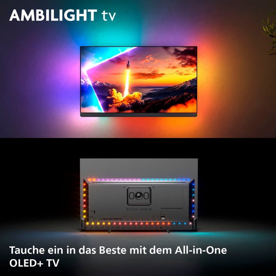 Philips 55OLED910/12 OLED-Fernseher (139 cm/55 Zoll, 4K Ultra HD, Smart-TV, Google TV, Ambilight, P5 AI, Bowers & Wilkins, Dolby Vision, Google TV, Gaming) - Thumbnail 17