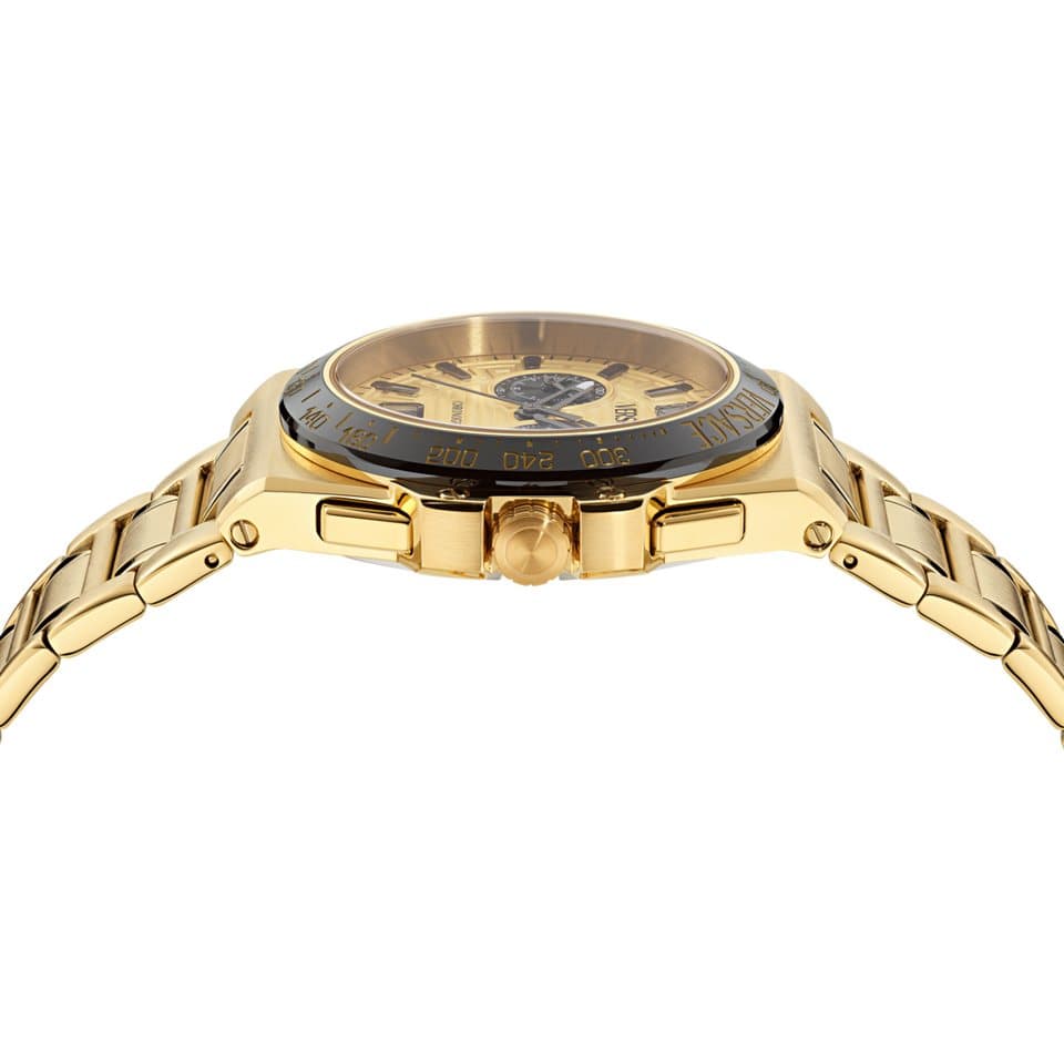 Versace Chronograph GRECA REACTION VE5N00626, Quarzuhr, Armbanduhr, Herrenuhr, Swiss Made, Edelstahlarmband, analog - Thumbnail 2