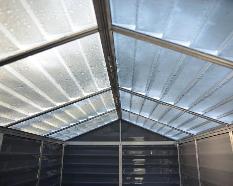 Palram - Canopia Gerätehaus Skylight, BxT: 185x379 cm, mit lebenslang widerstandsfähigen Wandpaneelen - Thumbnail 2